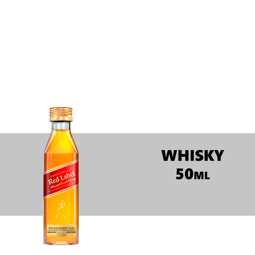 Miniatura Whisky Johnnie Walker Red Label 50ml
