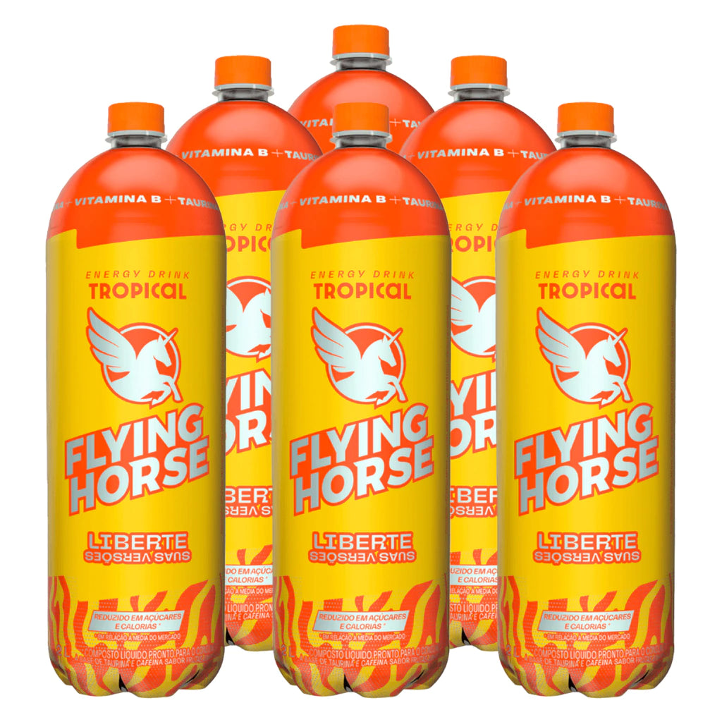 Energético Flying Horse Energy Drink Tropical 2l 6un