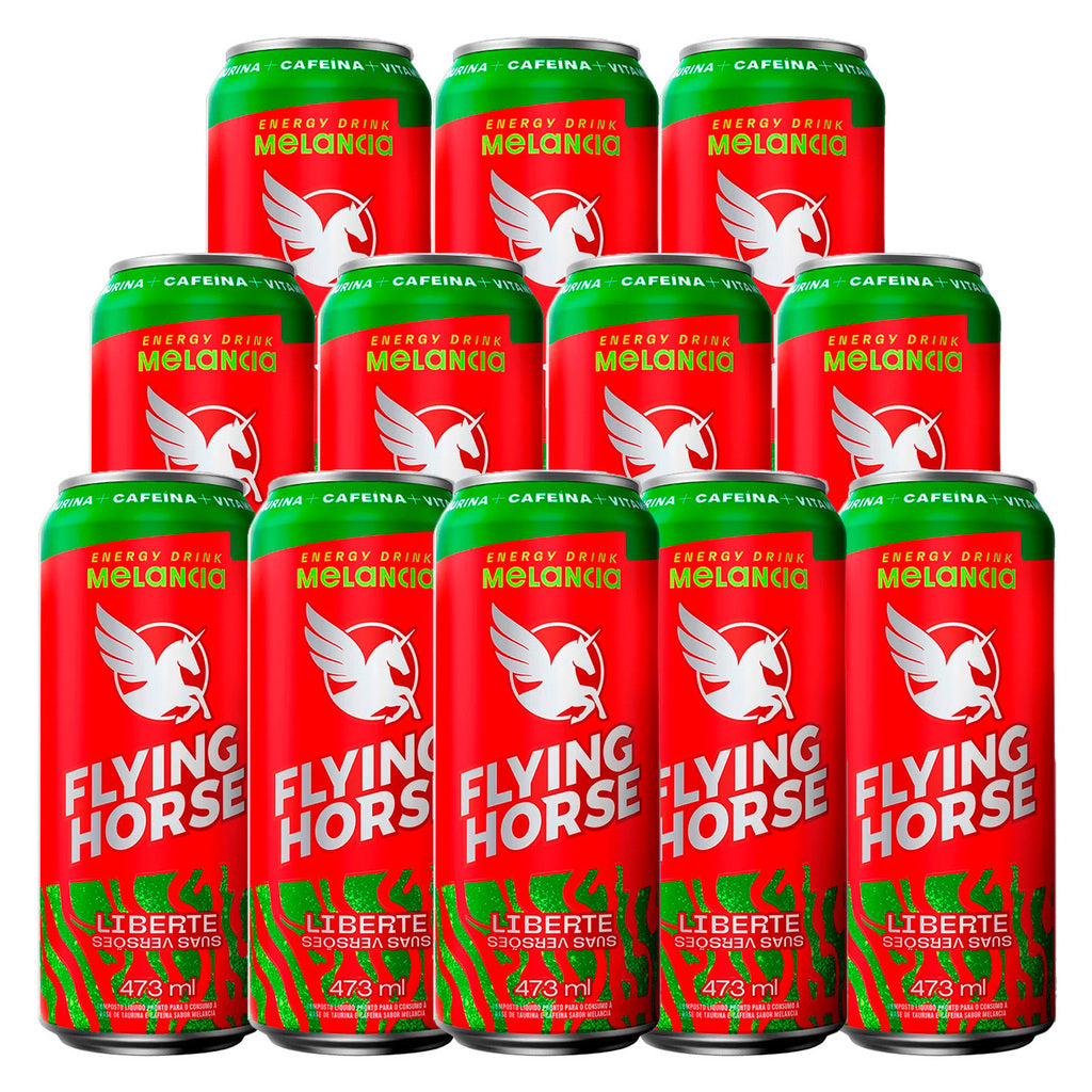 Energético Flying Horse Energy Drink Melancia 473ml 12un