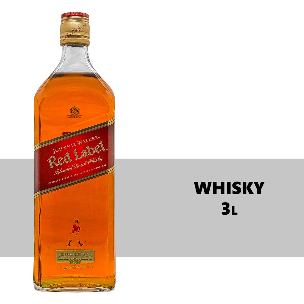 Whisky Escocês Johnnie Walker Red Label 3l