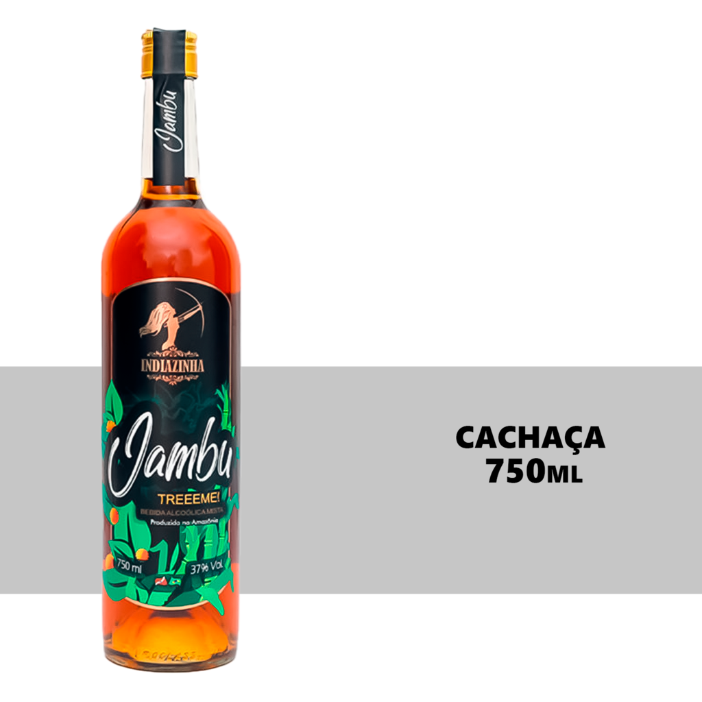 Cachaça Mista de Jambu Indiazinha 750ml
