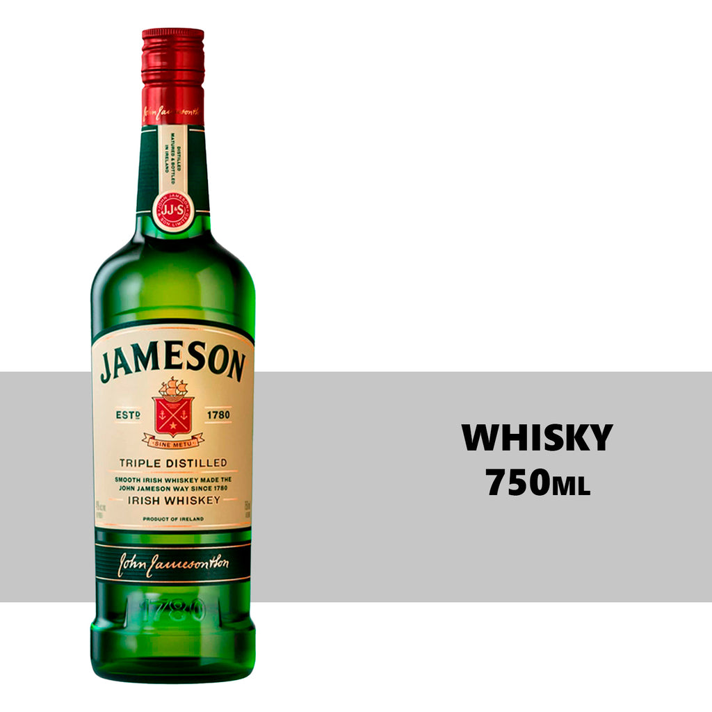 Whisky Irlandês Jameson Irish Whiskey 750ml