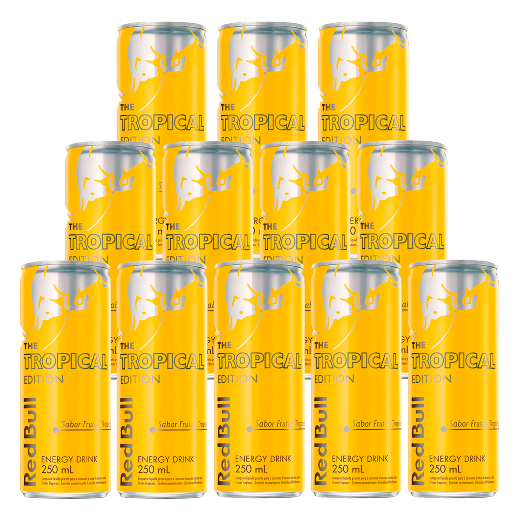 Energético Red Bull Tropical 250ml 12 Unidades