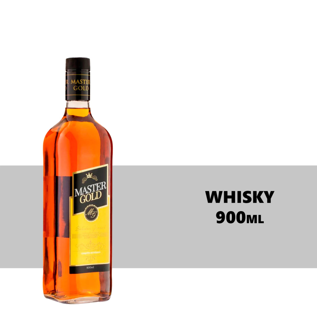 Coquetel Alcoólico de Malt Whisky Master Gold 900ml