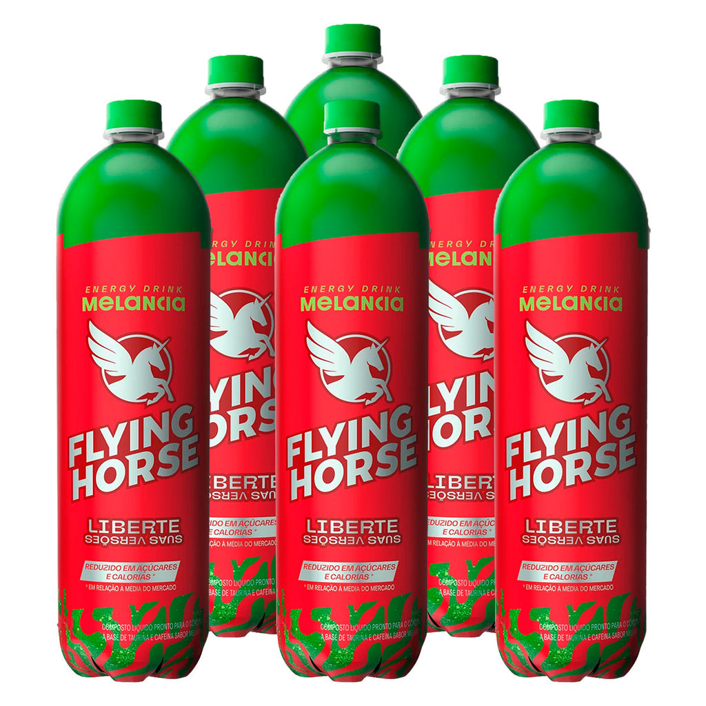 Energético Flying Horse Energy Drink Melancia 2l 6 Unidades
