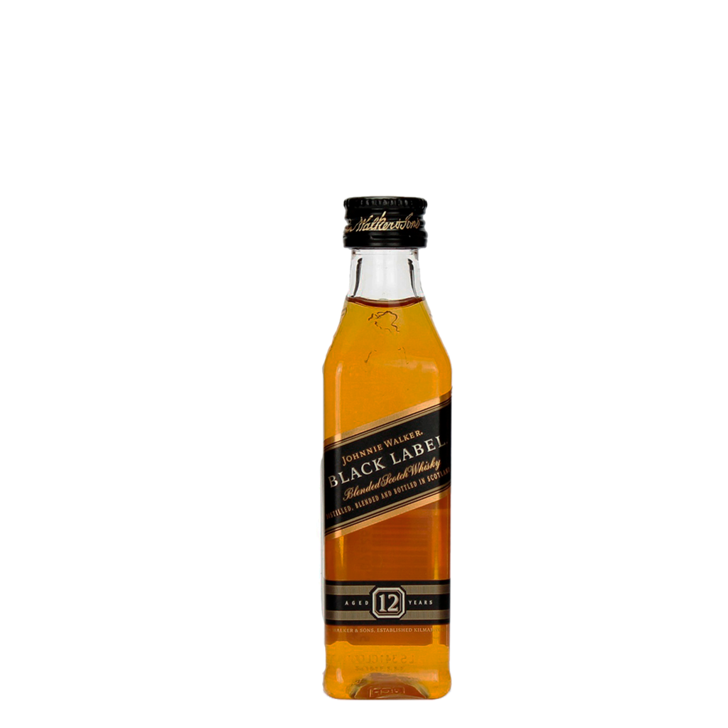 Miniatura Whisky Johnnie Walker Black Label 50ml 12 Unidades