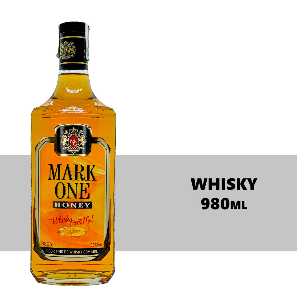 Whisky Nacional de Mel Mark One Honey 980ml