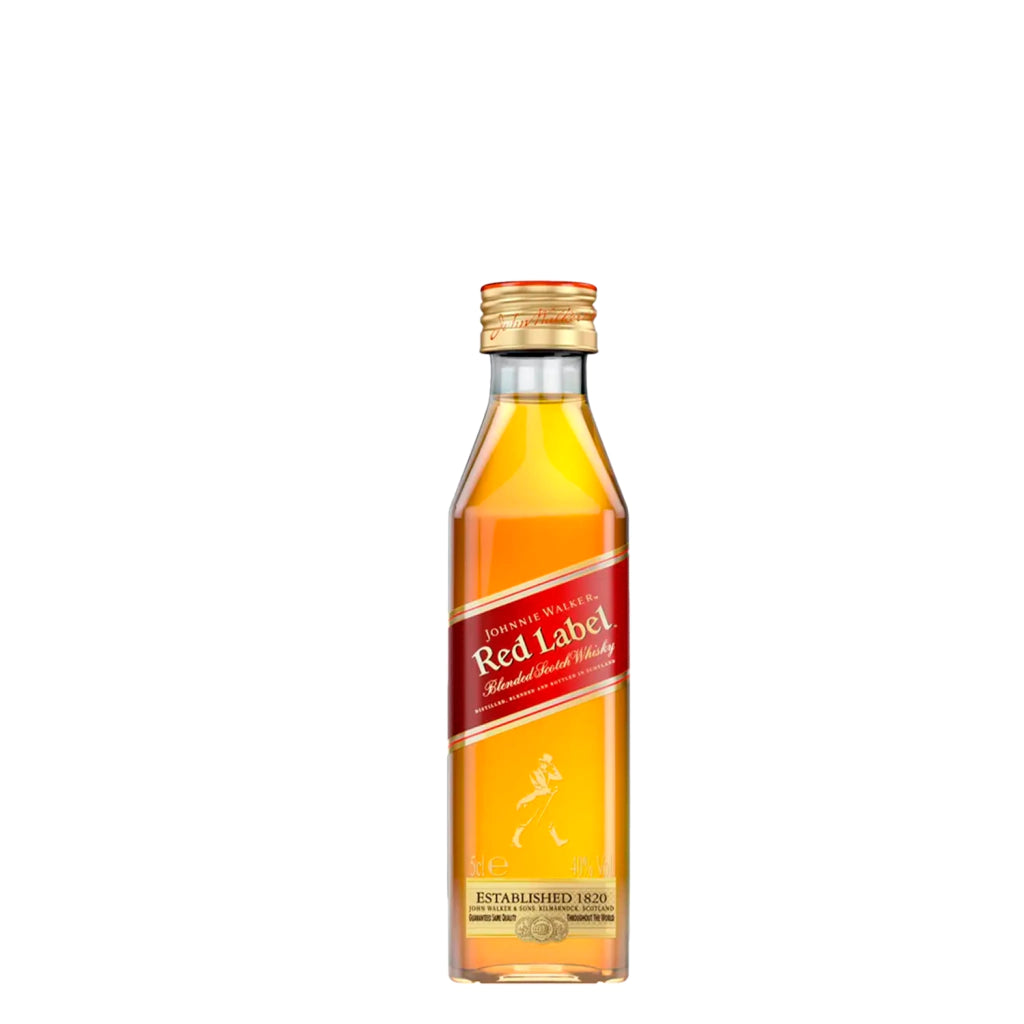 Miniatura Whisky Johnnie Walker Red Label 50ml 12 Unidades