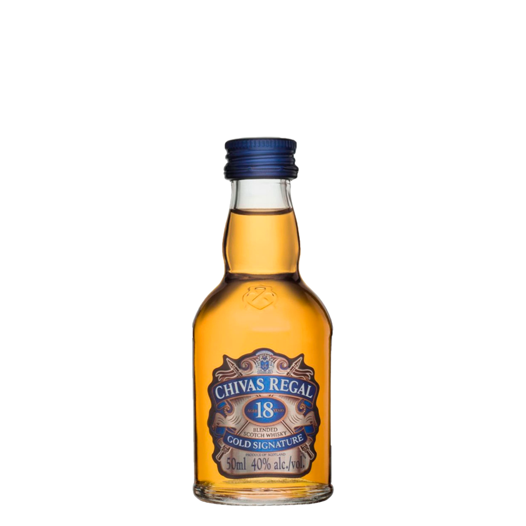 Miniatura Whisky Escocês Chivas Regal 18 Anos 50ml