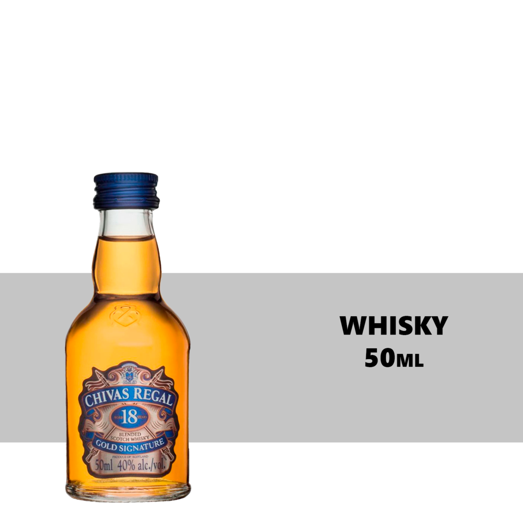 Miniatura Whisky Escocês Chivas Regal 18 Anos 50ml